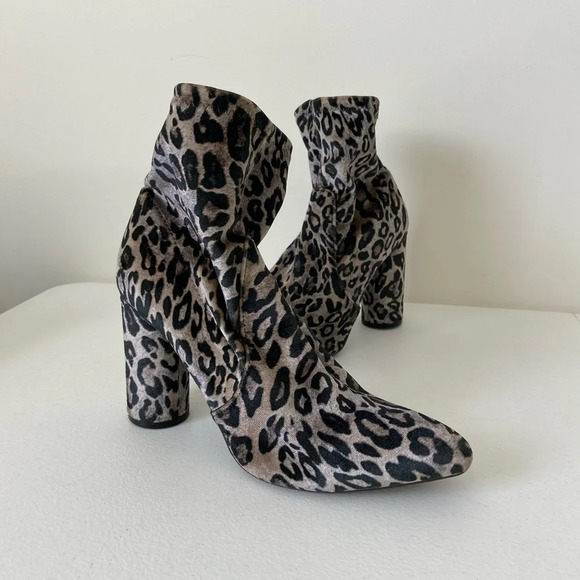 EUC | A New Day women’s leopard print soft pump boots — size 8.5‎ - Picture 1 of 7